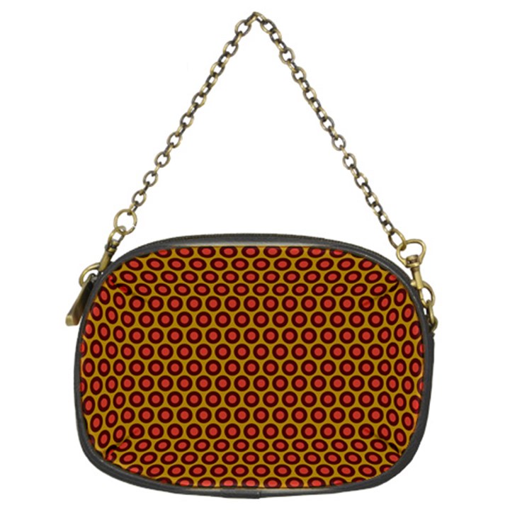 Lunares Pattern Circle Abstract Pattern Background Chain Purses (Two Sides) 