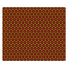 Lunares Pattern Circle Abstract Pattern Background Double Sided Flano Blanket (small)  by Simbadda