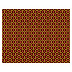 Lunares Pattern Circle Abstract Pattern Background Double Sided Flano Blanket (medium)  by Simbadda