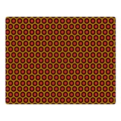 Lunares Pattern Circle Abstract Pattern Background Double Sided Flano Blanket (large)  by Simbadda