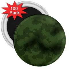 Vintage Camouflage Military Swatch Old Army Background 3  Magnets (100 Pack) by Simbadda