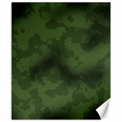 Vintage Camouflage Military Swatch Old Army Background Canvas 8  X 10  by Simbadda