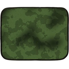 Vintage Camouflage Military Swatch Old Army Background Double Sided Fleece Blanket (mini)  by Simbadda