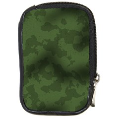 Vintage Camouflage Military Swatch Old Army Background Compact Camera Cases by Simbadda