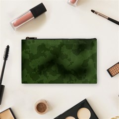 Vintage Camouflage Military Swatch Old Army Background Cosmetic Bag (small)  by Simbadda