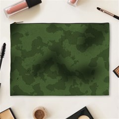 Vintage Camouflage Military Swatch Old Army Background Cosmetic Bag (xl) by Simbadda