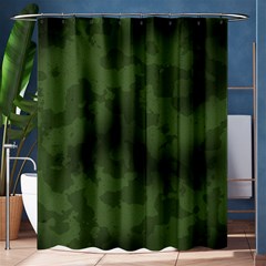 Vintage Camouflage Military Swatch Old Army Background Shower Curtain 60  X 72  (medium)  by Simbadda