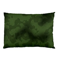 Vintage Camouflage Military Swatch Old Army Background Pillow Case (two Sides) by Simbadda