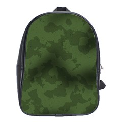 Vintage Camouflage Military Swatch Old Army Background School Bags (xl)  by Simbadda