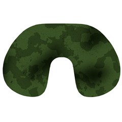 Vintage Camouflage Military Swatch Old Army Background Travel Neck Pillows by Simbadda