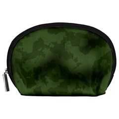 Vintage Camouflage Military Swatch Old Army Background Accessory Pouches (large)  by Simbadda