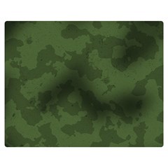 Vintage Camouflage Military Swatch Old Army Background Double Sided Flano Blanket (medium)  by Simbadda