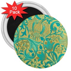 Floral Pattern 3  Magnets (10 Pack)  by Valentinaart