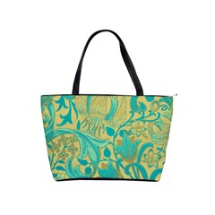 Floral Pattern Shoulder Handbags by Valentinaart