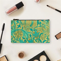 Floral Pattern Cosmetic Bag (small)  by Valentinaart