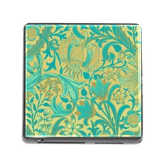 Floral Pattern Memory Card Reader (square) by Valentinaart