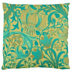 Floral Pattern Large Cushion Case (two Sides) by Valentinaart