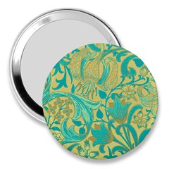 Floral Pattern 3  Handbag Mirrors by Valentinaart