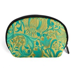 Floral Pattern Accessory Pouches (large)  by Valentinaart