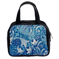 Floral Pattern Classic Handbags (2 Sides) by Valentinaart