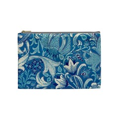 Floral Pattern Cosmetic Bag (medium)  by Valentinaart