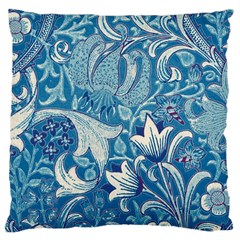 Floral Pattern Large Flano Cushion Case (one Side) by Valentinaart