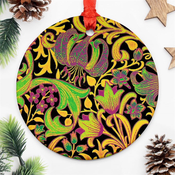 Floral pattern Ornament (Round)