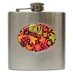 Floral pattern Hip Flask (6 oz)