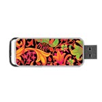 Floral pattern Portable USB Flash (Two Sides) Front