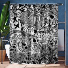 Floral Pattern Shower Curtain 60  X 72  (medium)  by Valentinaart