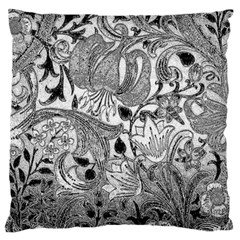 Floral Pattern Standard Flano Cushion Case (one Side) by Valentinaart