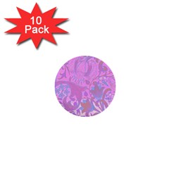 Floral Pattern 1  Mini Buttons (10 Pack)  by Valentinaart