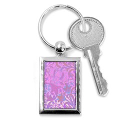 Floral Pattern Key Chains (rectangle)  by Valentinaart