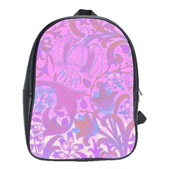 Floral Pattern School Bags(large)  by Valentinaart