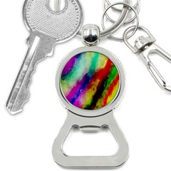 Colorful Abstract Paint Splats Background Button Necklaces