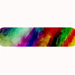 Colorful Abstract Paint Splats Background Large Bar Mats by Simbadda