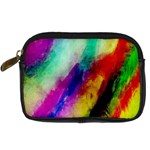 Colorful Abstract Paint Splats Background Digital Camera Cases Front