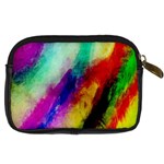 Colorful Abstract Paint Splats Background Digital Camera Cases Back