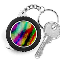 Colorful Abstract Paint Splats Background Measuring Tapes