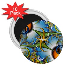 Random Fractal Background Image 2.25  Magnets (10 pack) 