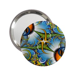 Random Fractal Background Image 2.25  Handbag Mirrors