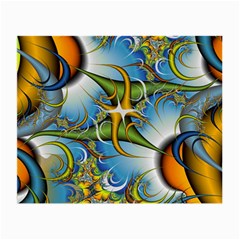 Random Fractal Background Image Small Glasses Cloth