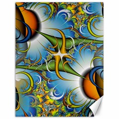 Random Fractal Background Image Canvas 12  x 16  