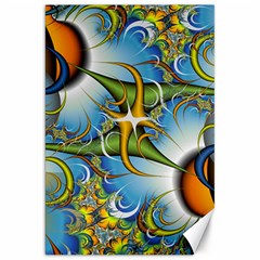 Random Fractal Background Image Canvas 20  x 30  