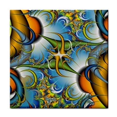 Random Fractal Background Image Face Towel