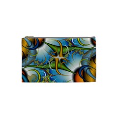 Random Fractal Background Image Cosmetic Bag (Small) 