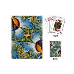 Random Fractal Background Image Playing Cards (Mini) 