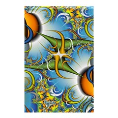 Random Fractal Background Image Shower Curtain 48  x 72  (Small) 