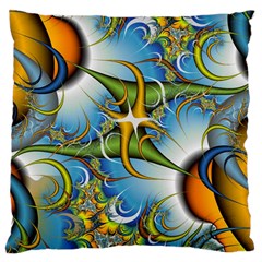 Random Fractal Background Image Large Cushion Case (One Side)