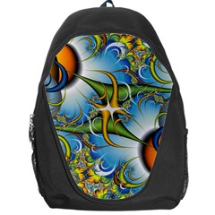 Random Fractal Background Image Backpack Bag